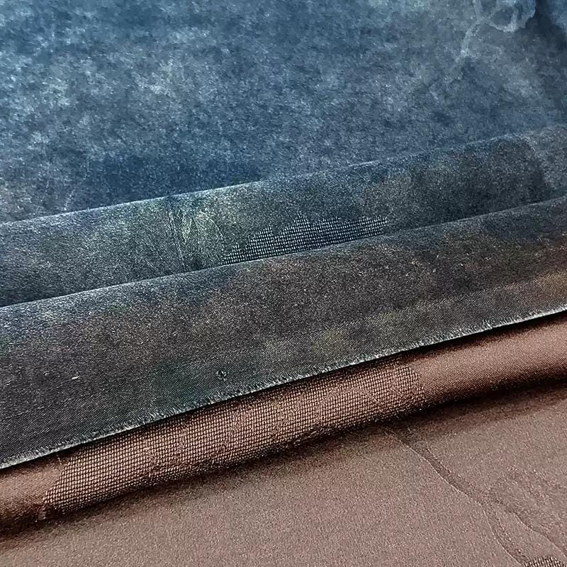 GYHLYH - Handmade 28 Momme HUALUO Jacquard Mud Silk Fabric (Openwork texture) - 112cm by the Yard