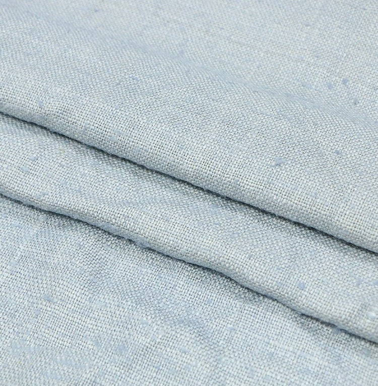 QCHUI - Handmade Gambiered Ganton Tussah Silk Fabric - 90cm wide by the Yard