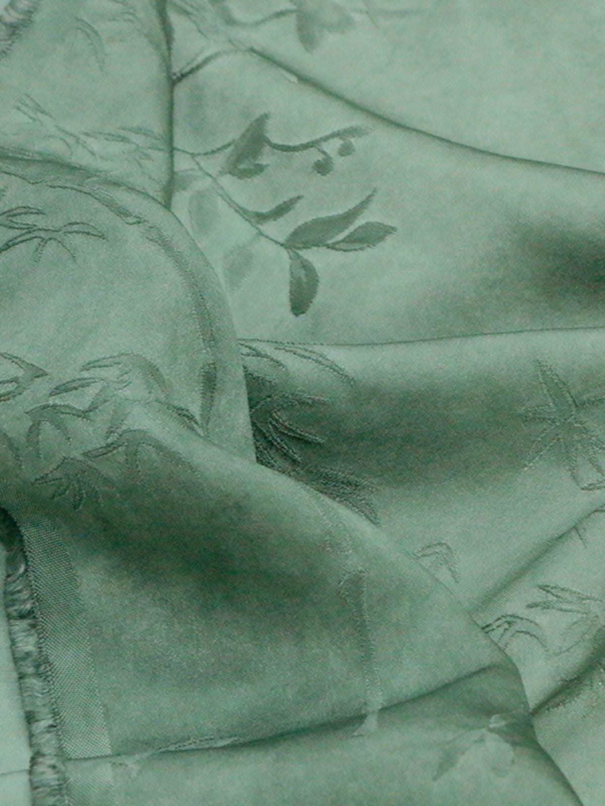 DAHUD - 25 Momme Handmade Vintage Style Dirty Dyed Jacquard Satin Silk Fabric - 130cm wide by the Yard