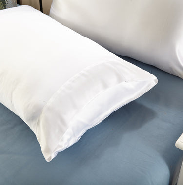 30mm Solid Optical White, Handmade with 100% 6A Pure Silk, Beauty Sleep Anti Ageing/Wrinkles, for King, Queen, Customized sizes Bedding.
