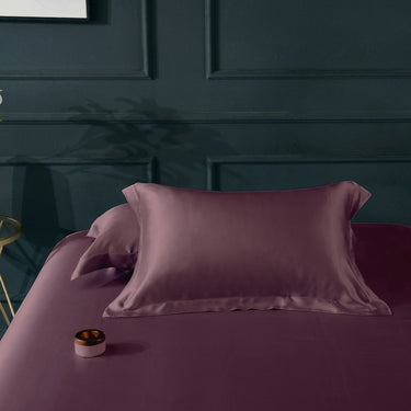 22mm Magic Purple Pillowcase, Handmade with 100% 6A Pure Silk, Beauty Sleep Anti Ageing/Wrinkles, for King, Queen, Customized sizes Bedding.