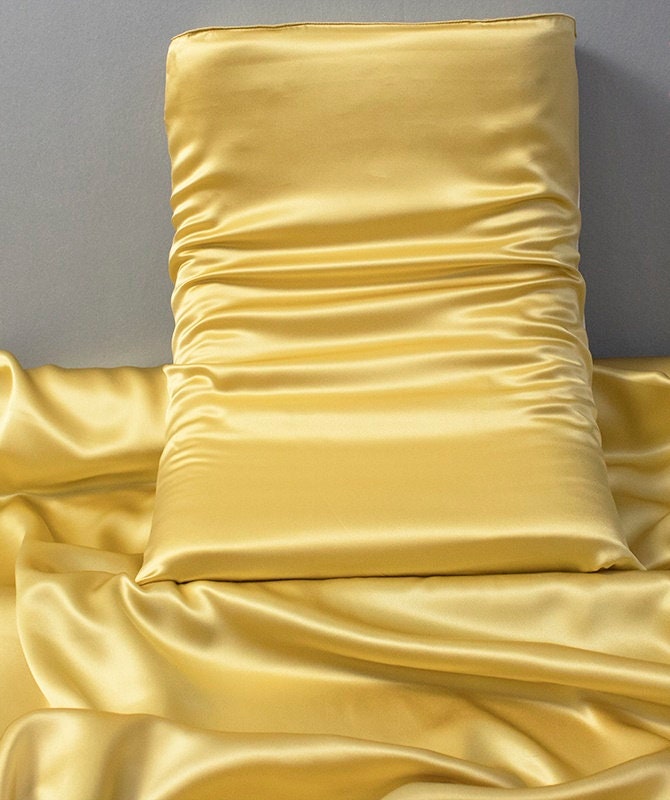 Special Silk Pillowcase for Latex Pillows. 22mm 100% 6A Pure Charmeuse SILK, Anti Allergy, Wrinkle Free, Beautiful Gift for HER