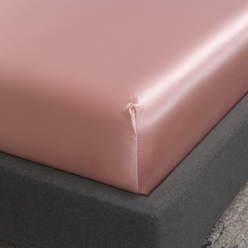 15 Colors Fitted Silk Sheet Set . Made in 25mm 100% 6A Mulberry Silk. Multi Solid colors