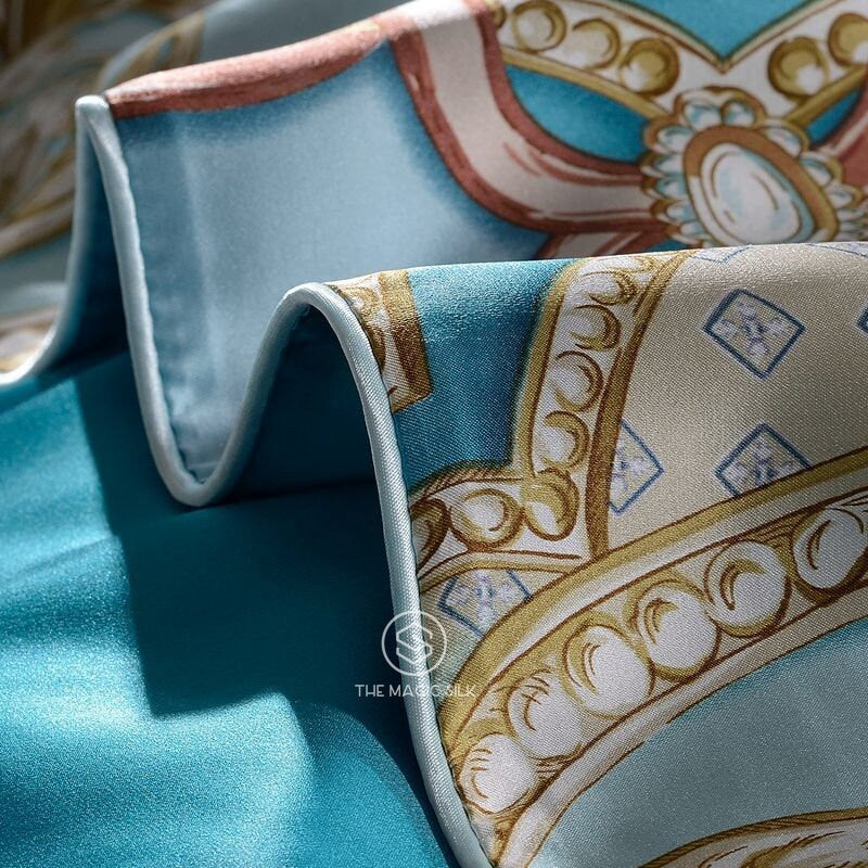QUEEN STYLISH - 16 Momme 100% Silk Bedding 4pcs Suite