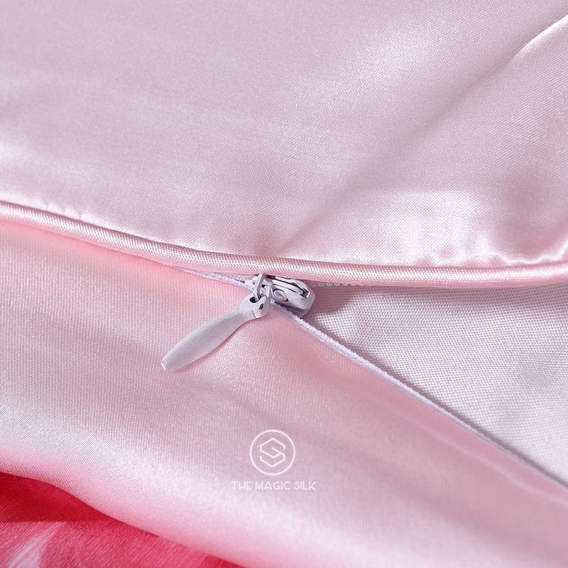 PINKY QUEEN - 16 Momme 100% Silk Bedding 4pcs Suite