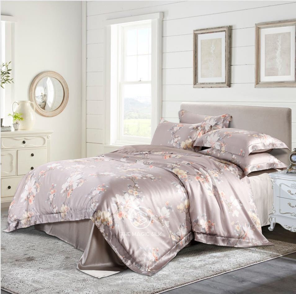 ROMMANCE - 16 Momme 100% Silk Bedding 4pcs Suite