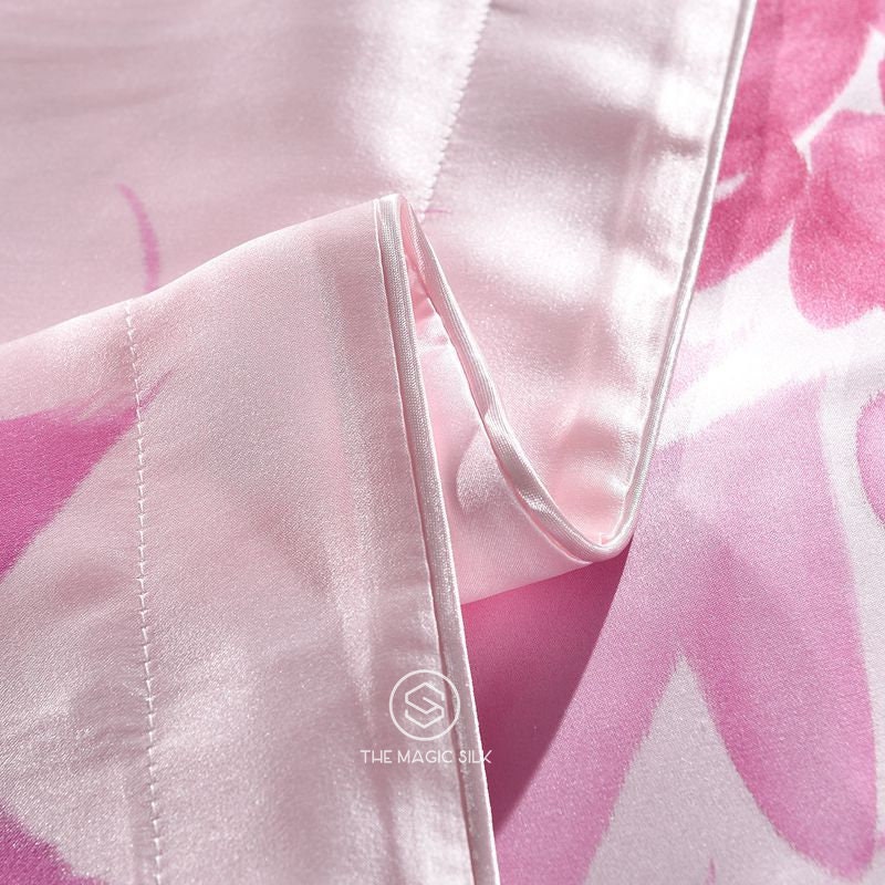 PINKY QUEEN - 16 Momme 100% Silk Bedding 4pcs Suite
