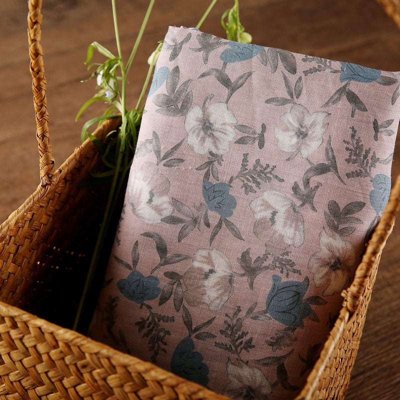LUXU - Digital Printing 42 Thread Count Ramie Fabric - 140cm wide by the Yard