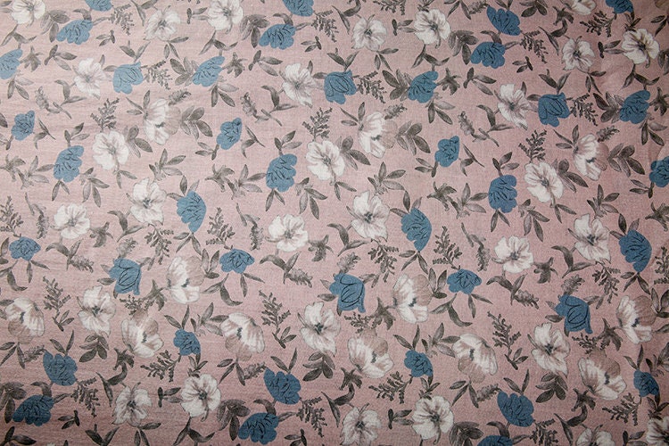 LUXU - Digital Printing 42 Thread Count Ramie Fabric - 140cm wide by the Yard