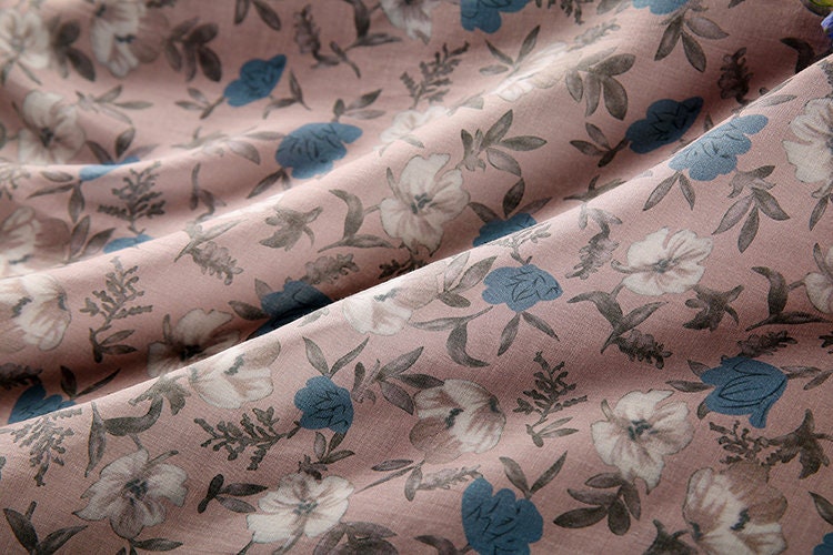 LUXU - Digital Printing 42 Thread Count Ramie Fabric - 140cm wide by the Yard
