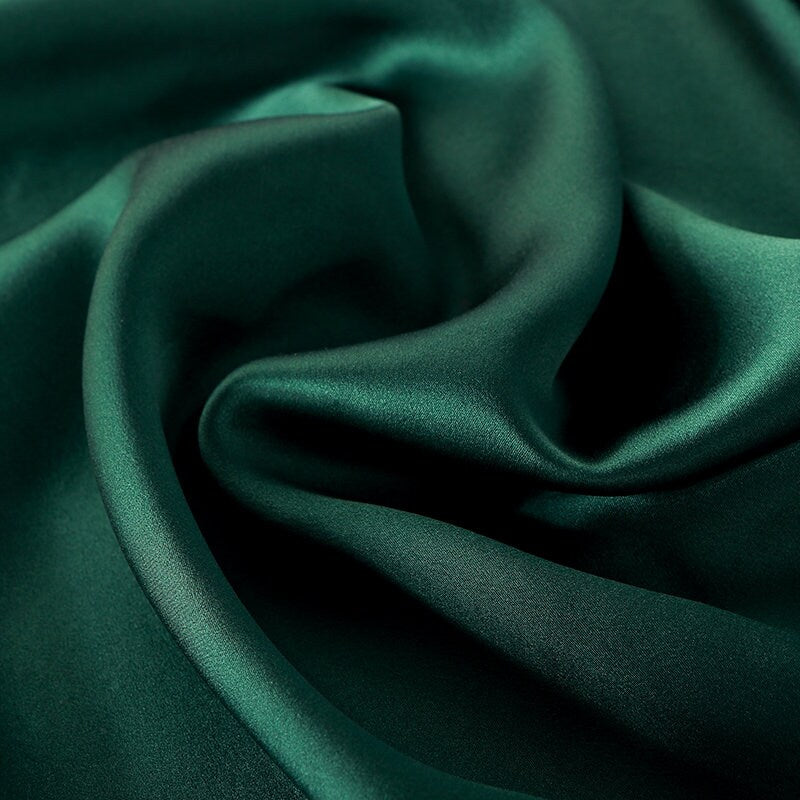 Embroidery floral pillowcase/New fashion silk pillowcase/Ruby and jade tradtional Chinese silk pillow slip, one pair.