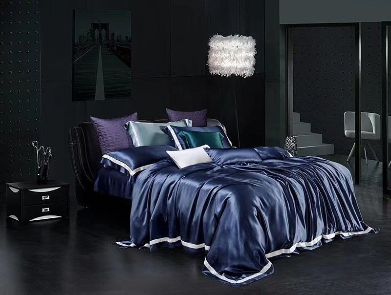 Genunie Silk fitted sheet/14 Colors/Handmade in 25 momme pure silk/100% mulberry silk