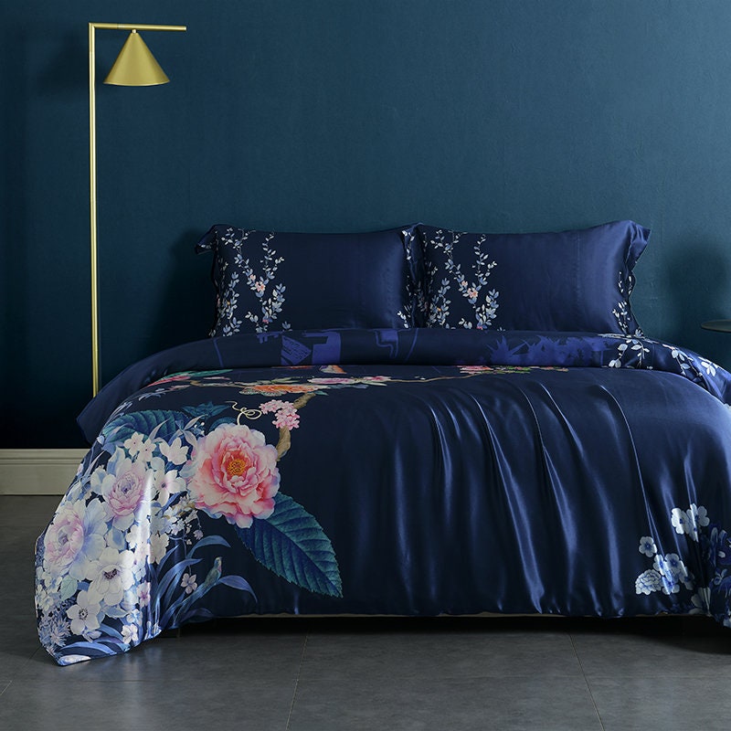 RUMENG - 19 Momme Silk Bedding Suite 4pcs