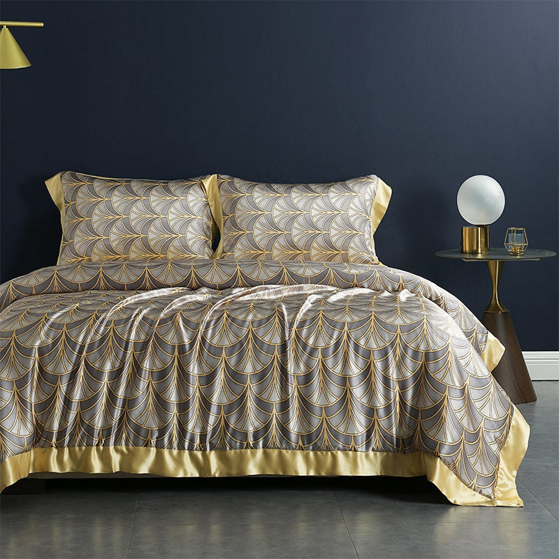 FACAI - 19 Momme Silk Bedding Suite 4pcs