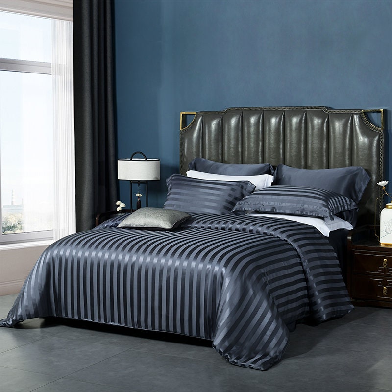 RUJU - 19 Momme Jacquard Silk Bedding Suite 4pcs