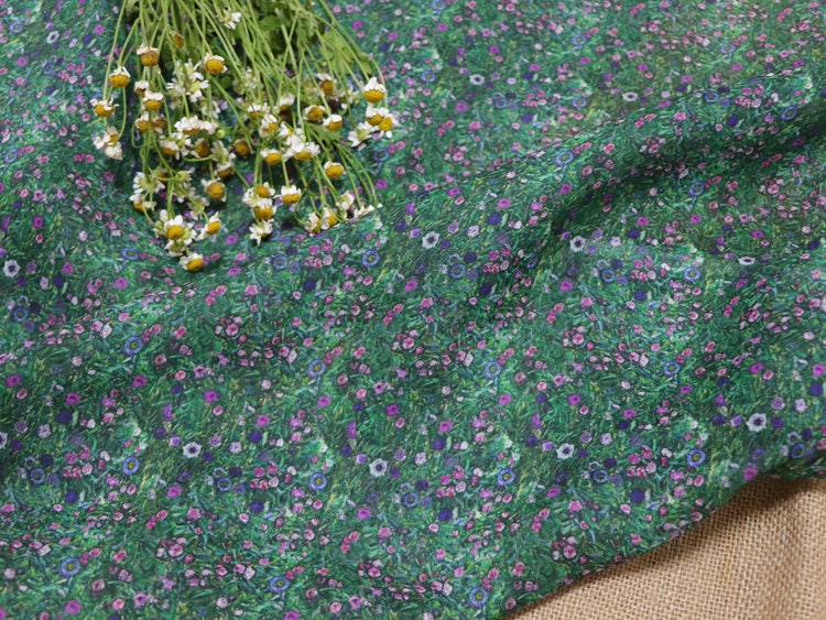 LVYEXIAN - Digital Printing 100 Thread Count Ramie Fabric - 140cm wide by the Yard