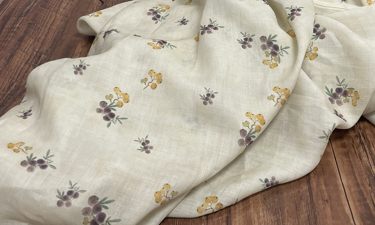 YANGMEI - Digital Printing 42 Thread Count Ramie Fabric - 140cm wide by the Yard