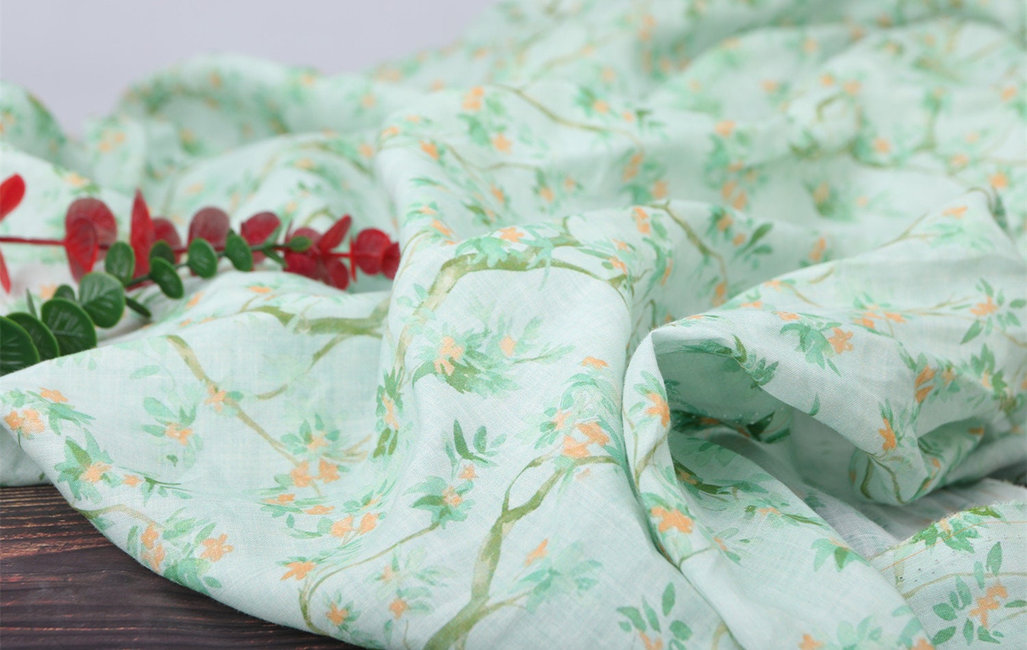 FANXI - Digital Printing 42 Thread Count Ramie Fabric - 140cm wide by the Yard