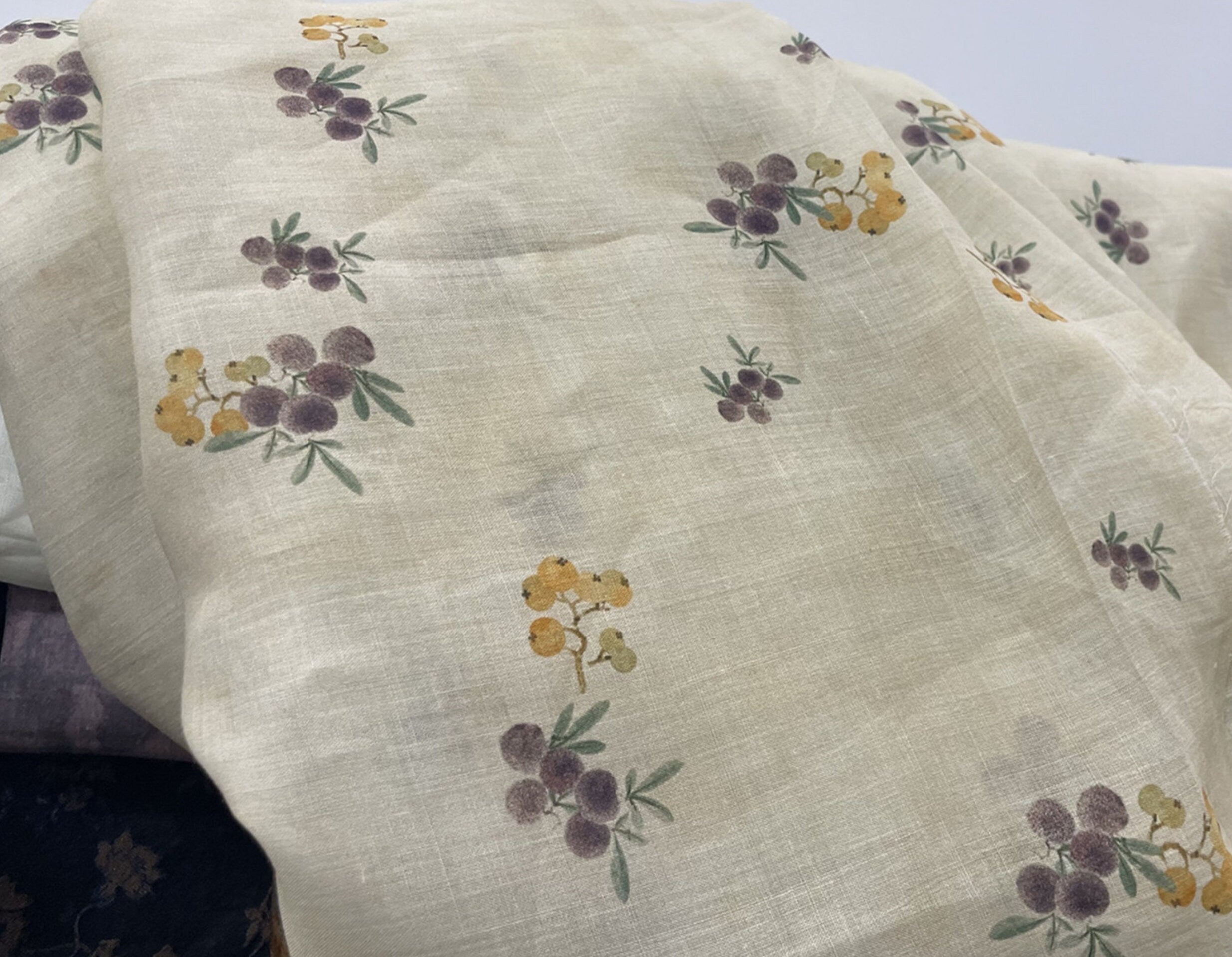 YANGMEI - Digital Printing 42 Thread Count Ramie Fabric - 140cm wide by the Yard