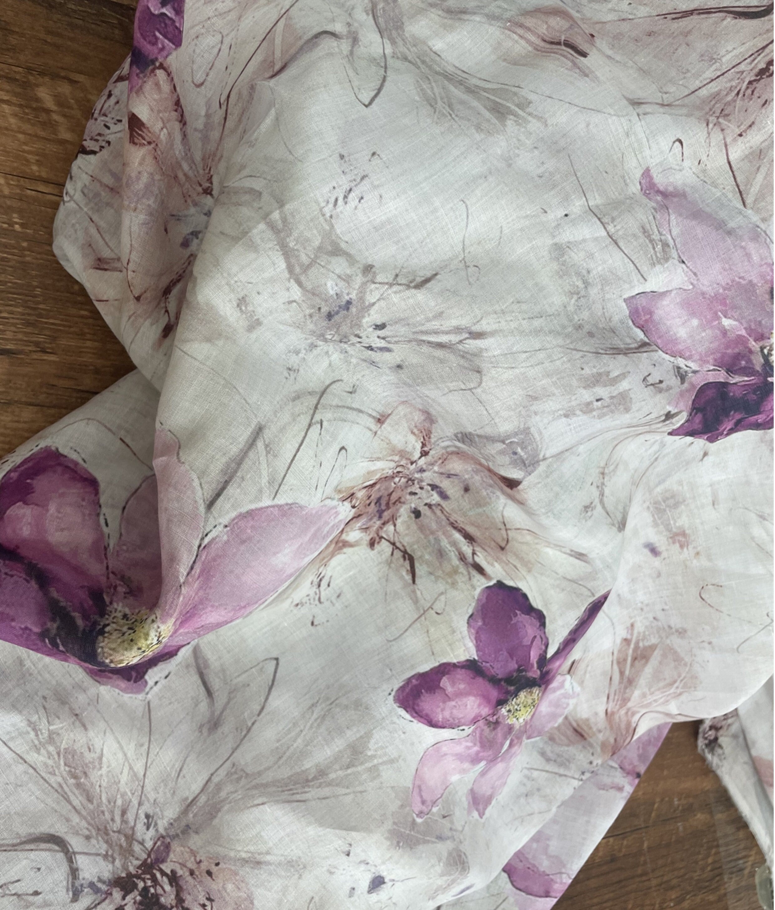 MUYUN - Digital Printing 42 Thread Count Ramie Fabric - 140cm wide by the Yard