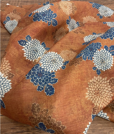 HUANGHUN - Digital Printing 42 Thread Count Ramie Fabric - 140cm wide by the Yard