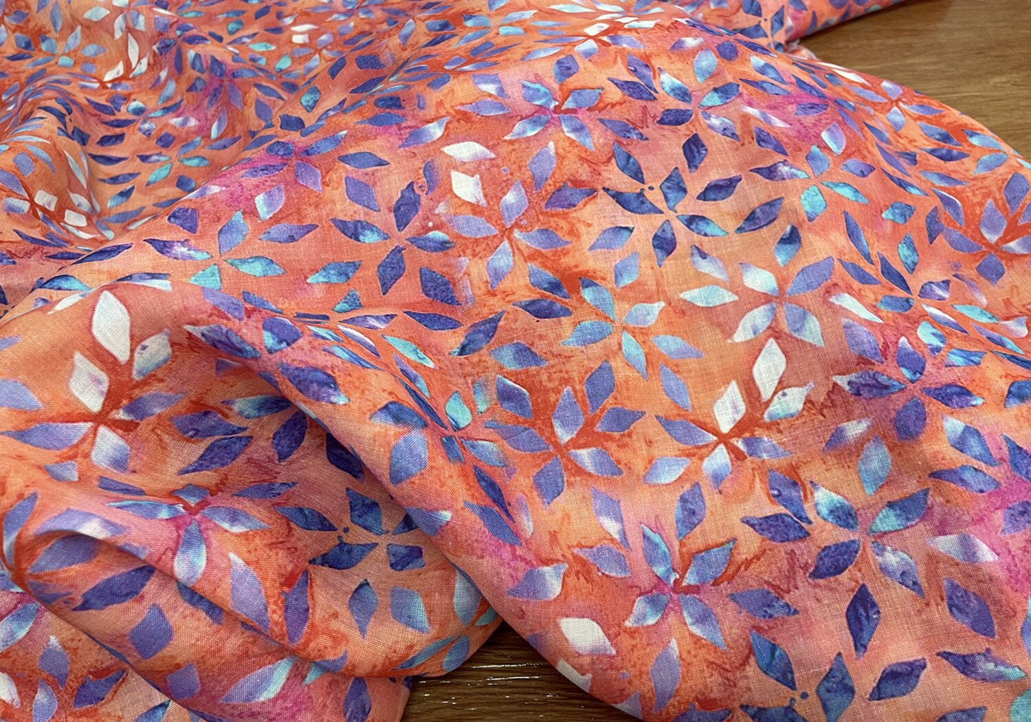 BINFEN - Digital Printing 42 Thread Count Ramie Fabric - 140cm wide by the Yard