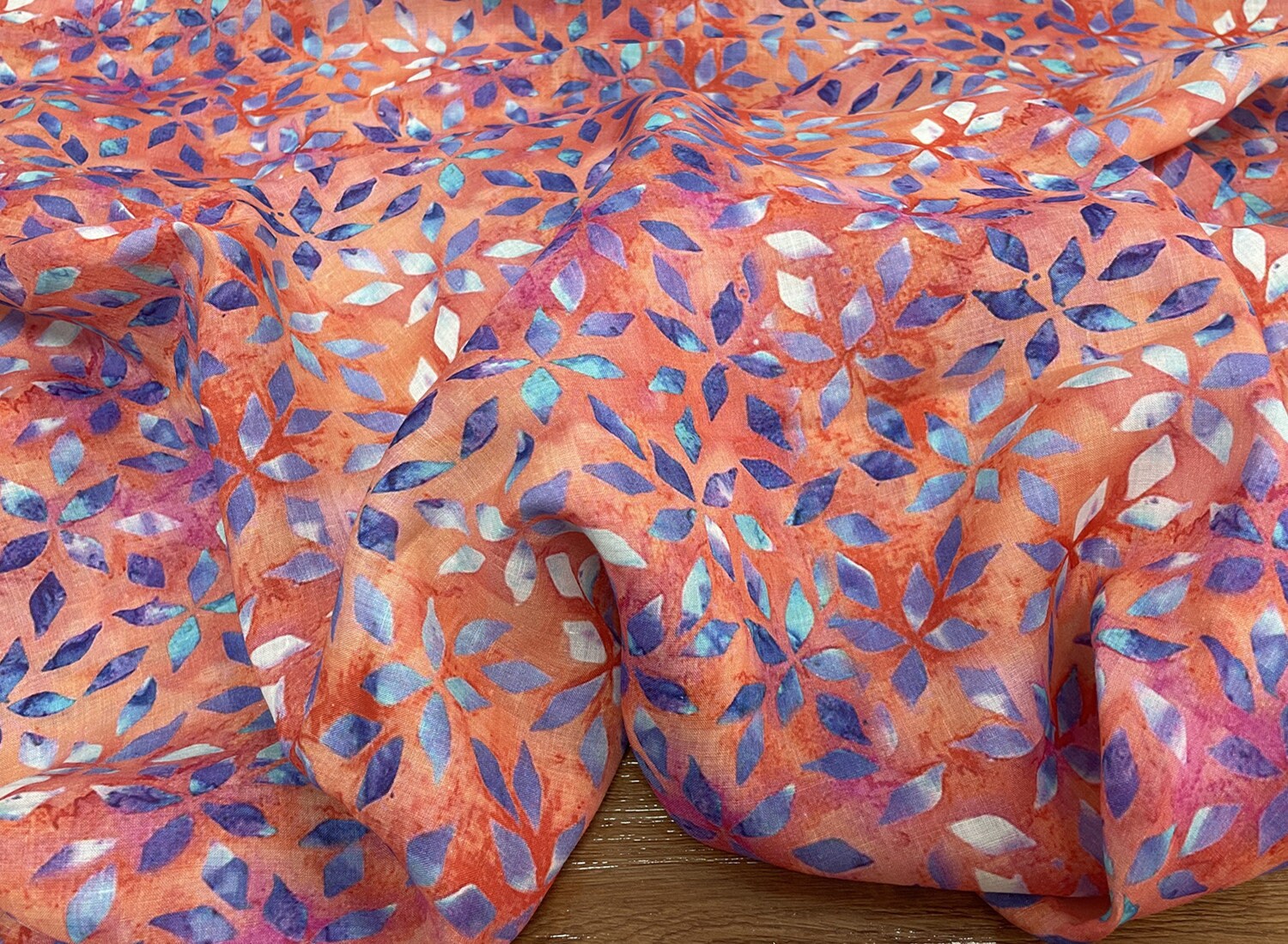 BINFEN - Digital Printing 42 Thread Count Ramie Fabric - 140cm wide by the Yard