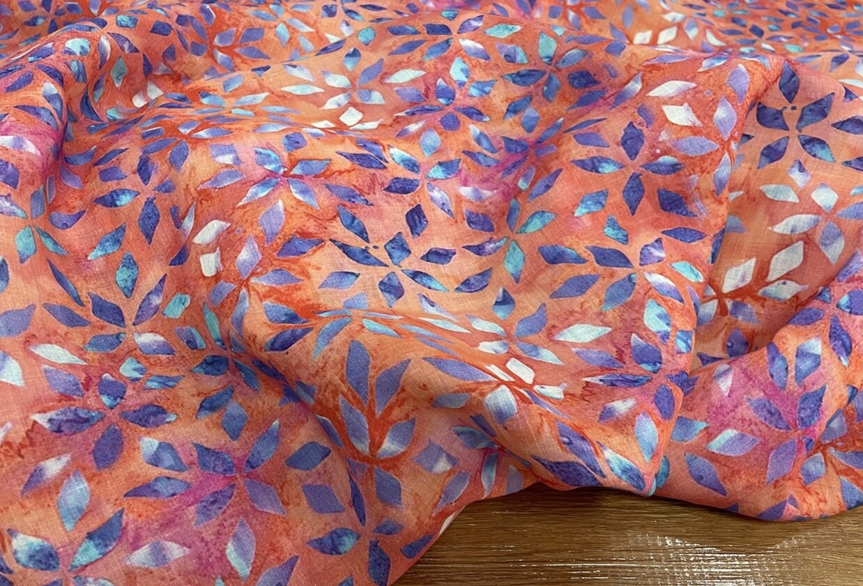 BINFEN - Digital Printing 42 Thread Count Ramie Fabric - 140cm wide by the Yard