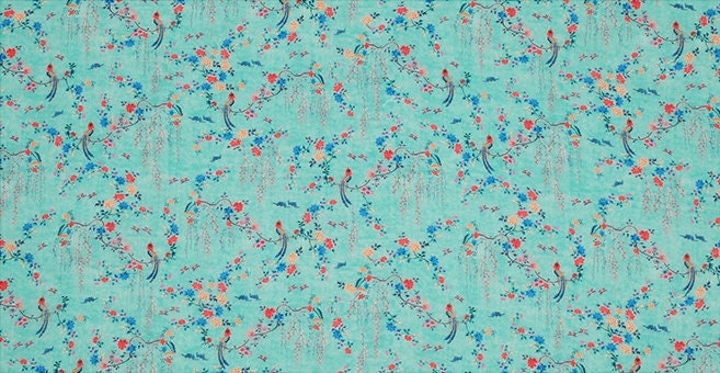 TINGYU - Digital Printing 42 Thread Count Ramie Fabric - 140cm wide by the Yard