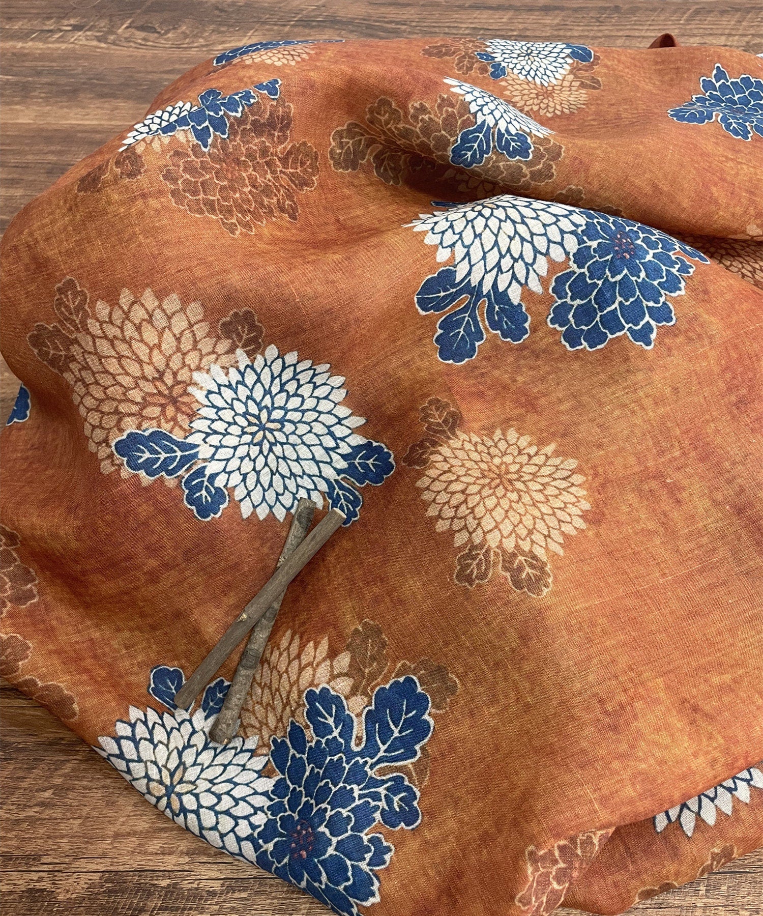 HUANGHUN - Digital Printing 42 Thread Count Ramie Fabric - 140cm wide by the Yard