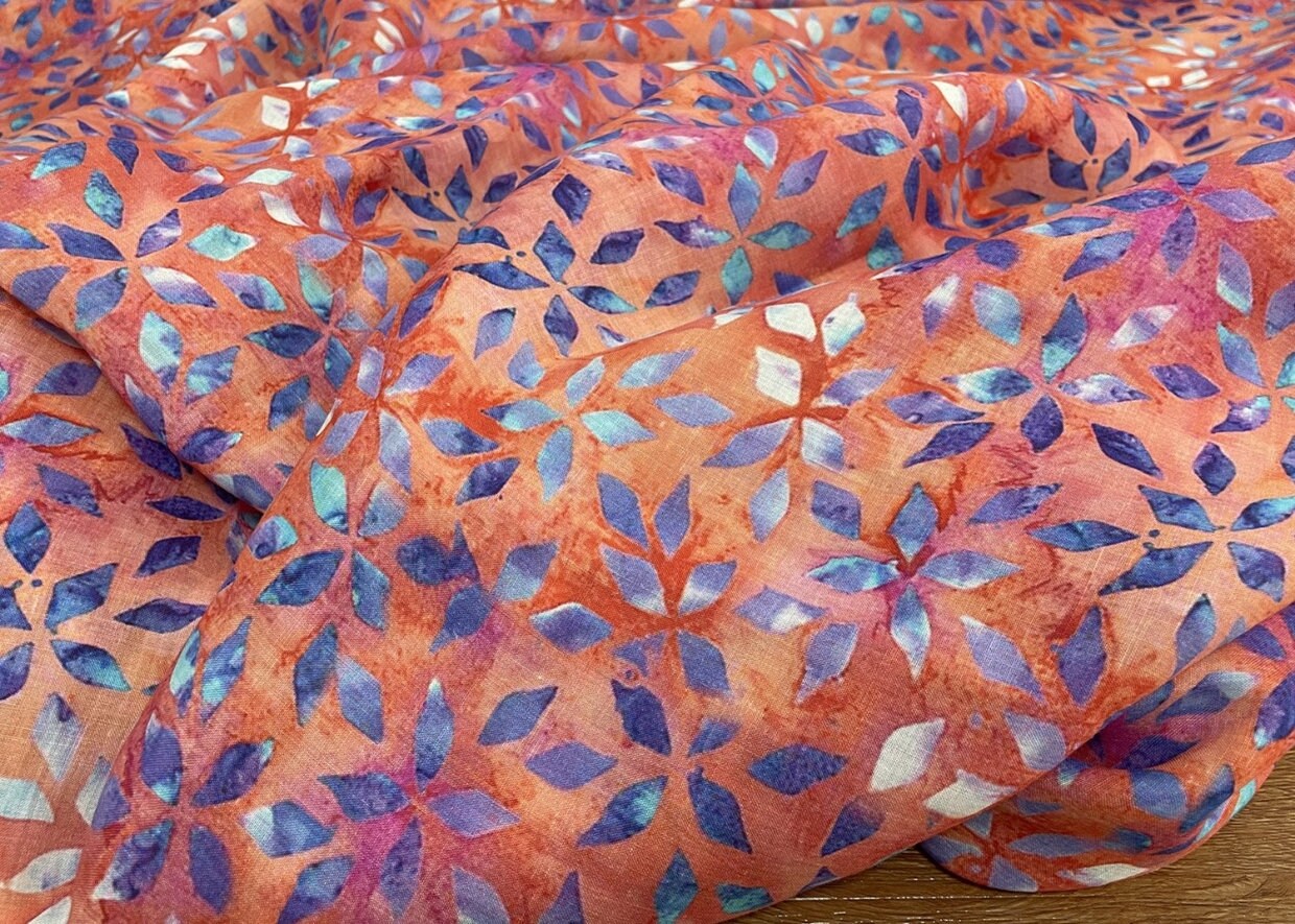 BINFEN - Digital Printing 42 Thread Count Ramie Fabric - 140cm wide by the Yard