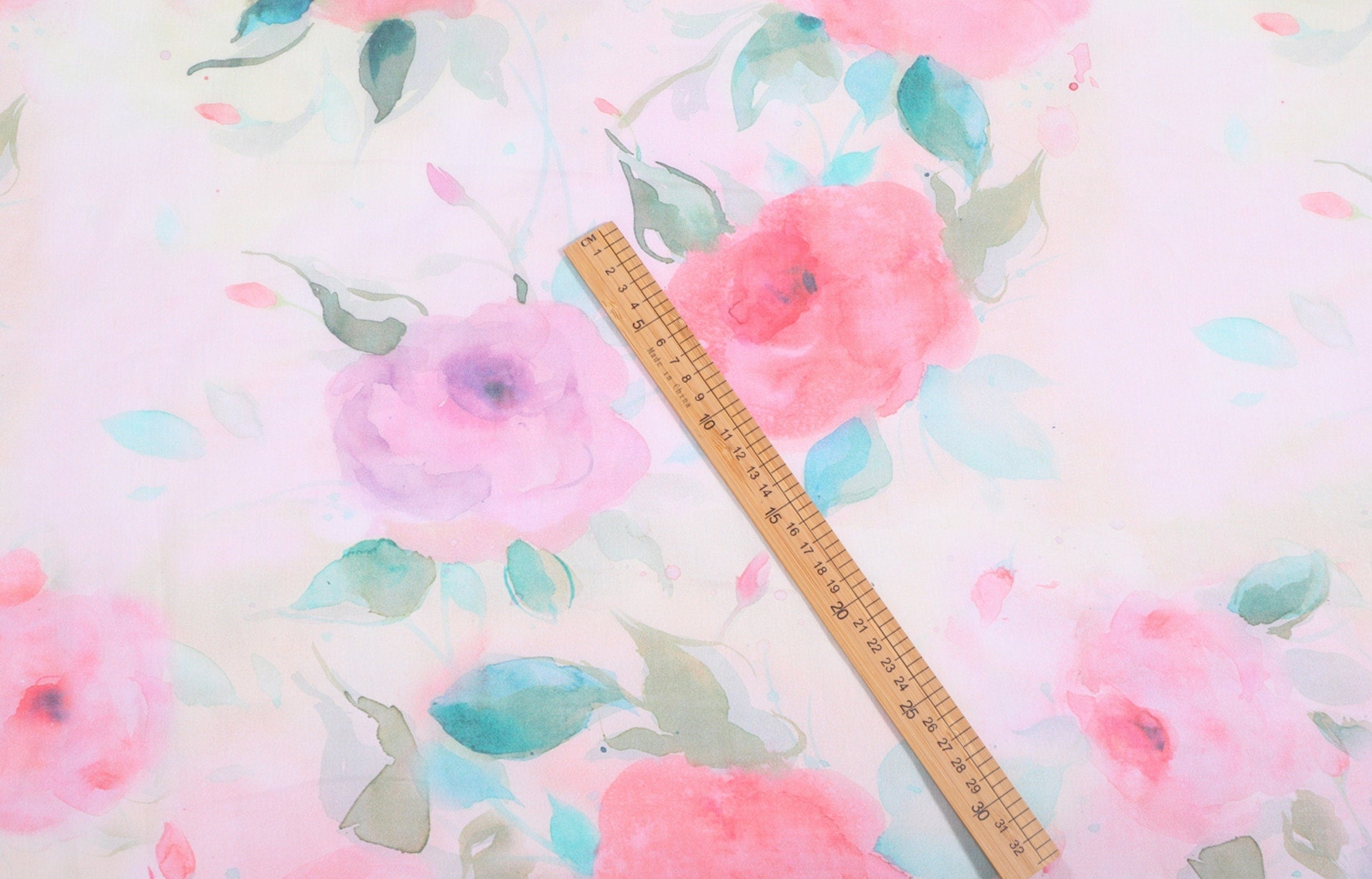 CAISHI - Digital Printing 42 Thread Count Ramie Fabric - 140cm wide by the Yard