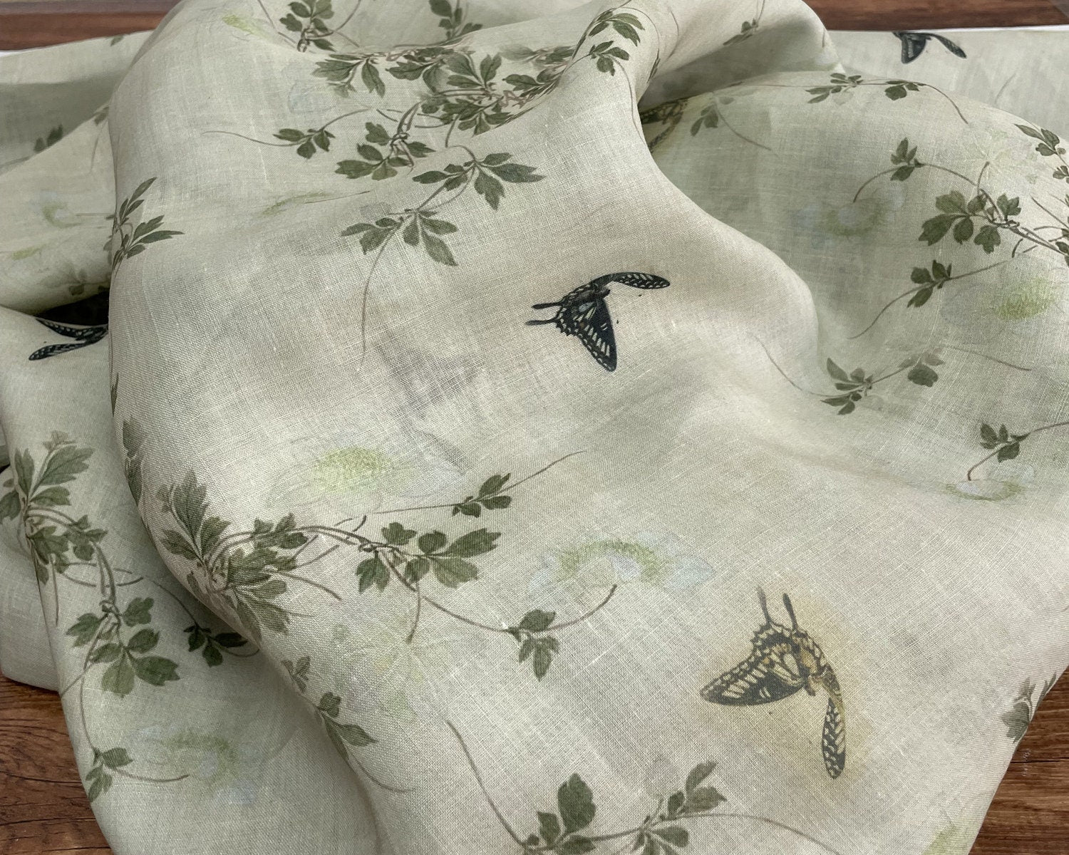 ANQIDIE - Digital Printing 42 Thread Count Ramie Fabric - 140cm wide by the Yard