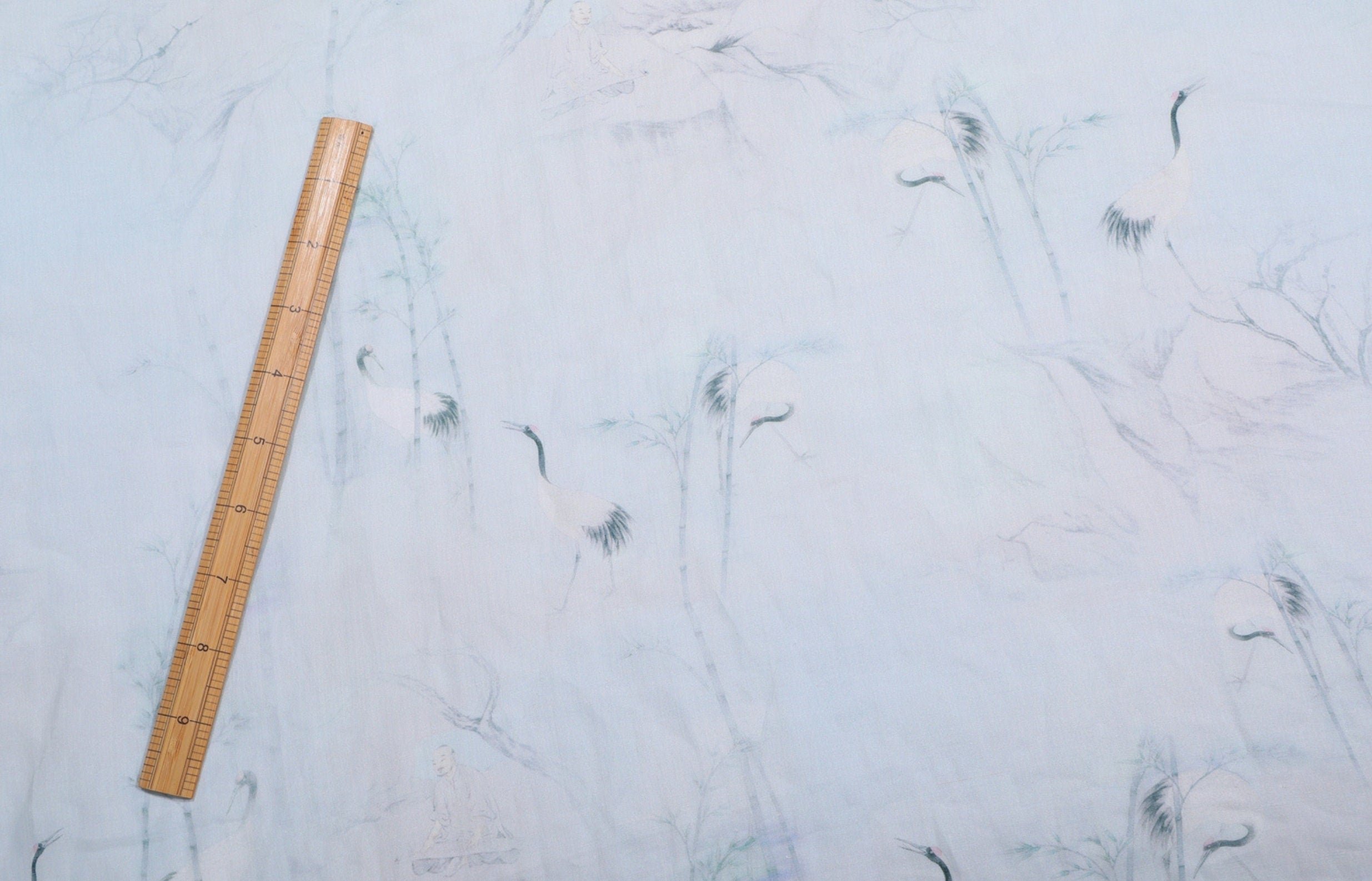 YUANSHAN - Digital Printing 42 Thread Count Ramie Fabric - 140cm wide by the Yard