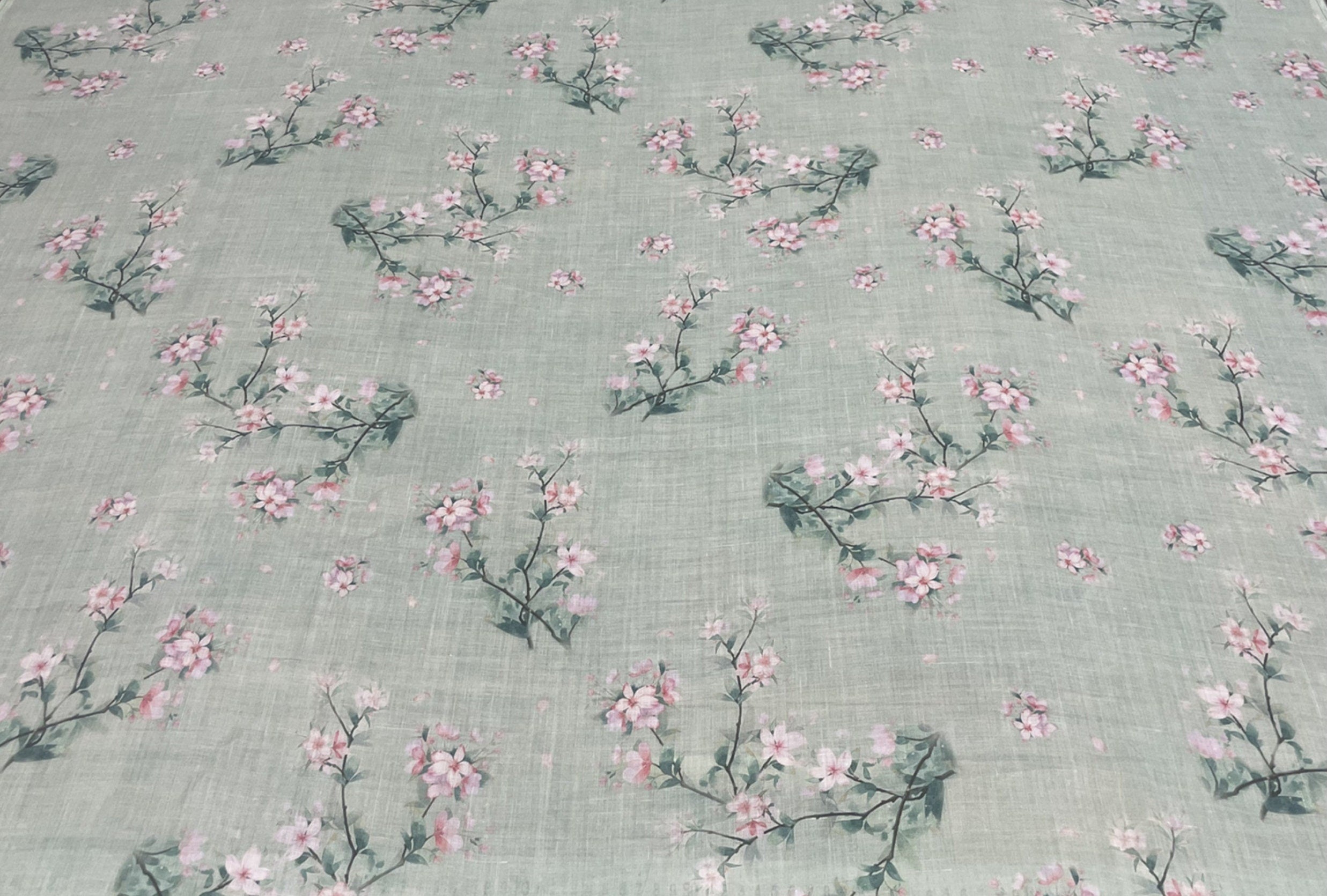 LVJIYU - Digital Printing 42 Thread Count Ramie Fabric - 140cm wide by the Yard