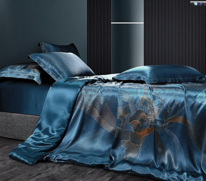 BI'ANHUA - 16 Momme 100% Silk Bedding 4pcs Suite