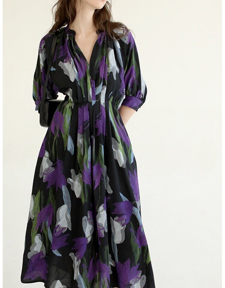 ZYUANW - Digital Printing 42 Thread Count Ramie Fabric - 148cm wide by the Yard