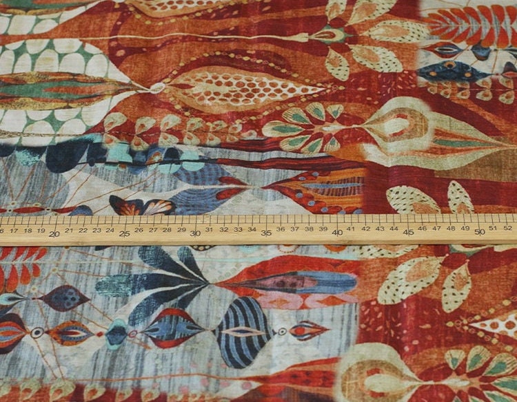 DXIAH - Digital Printing 42 Thread Count Ramie Fabric - 145cm wide by the Yard