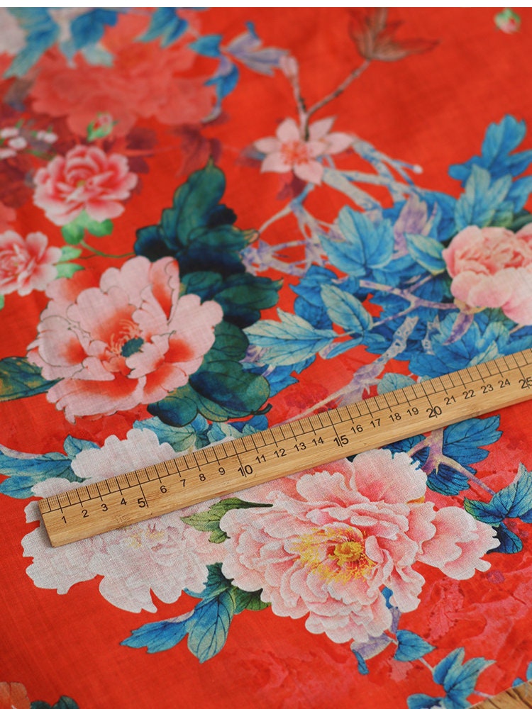 MUDN - Digital Printing 42 Thread Count Ramie Fabric - 135cm wide by the Yard