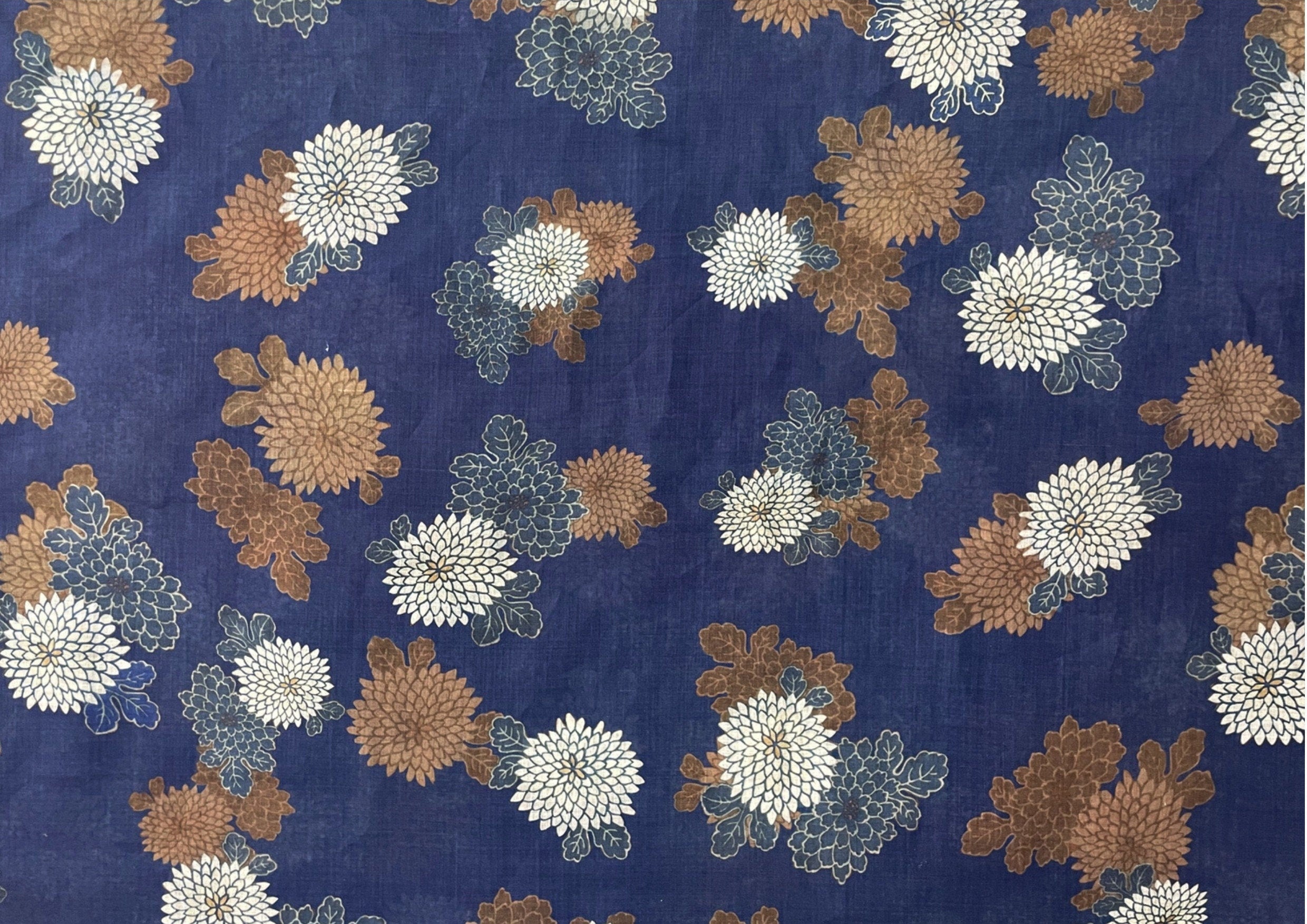 HUANGHUN - Digital Printing 42 Thread Count Ramie Fabric - 140cm wide by the Yard