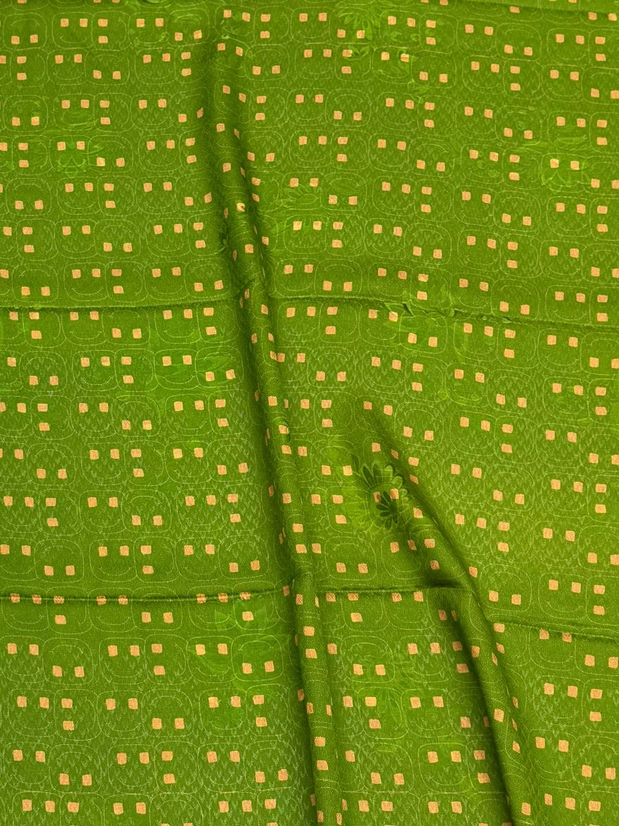 XYXWX - Plant dyed HongYunSha Silk fabric, Openwork HUALUO, 26 momme 110cm wide by the Yard