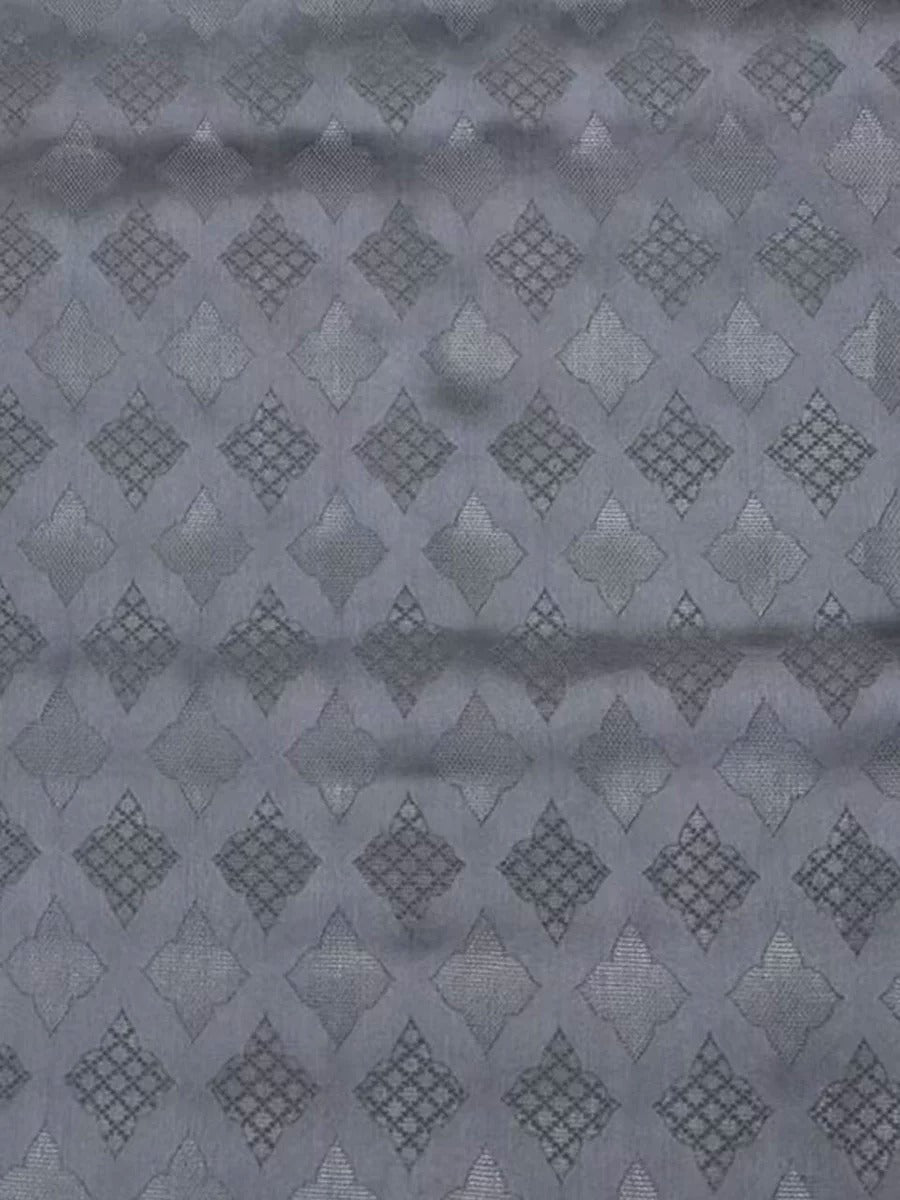 橙 Mud Silk fabric, Jacquard HUALUO, 25 momme 110cm wide by the Yard
