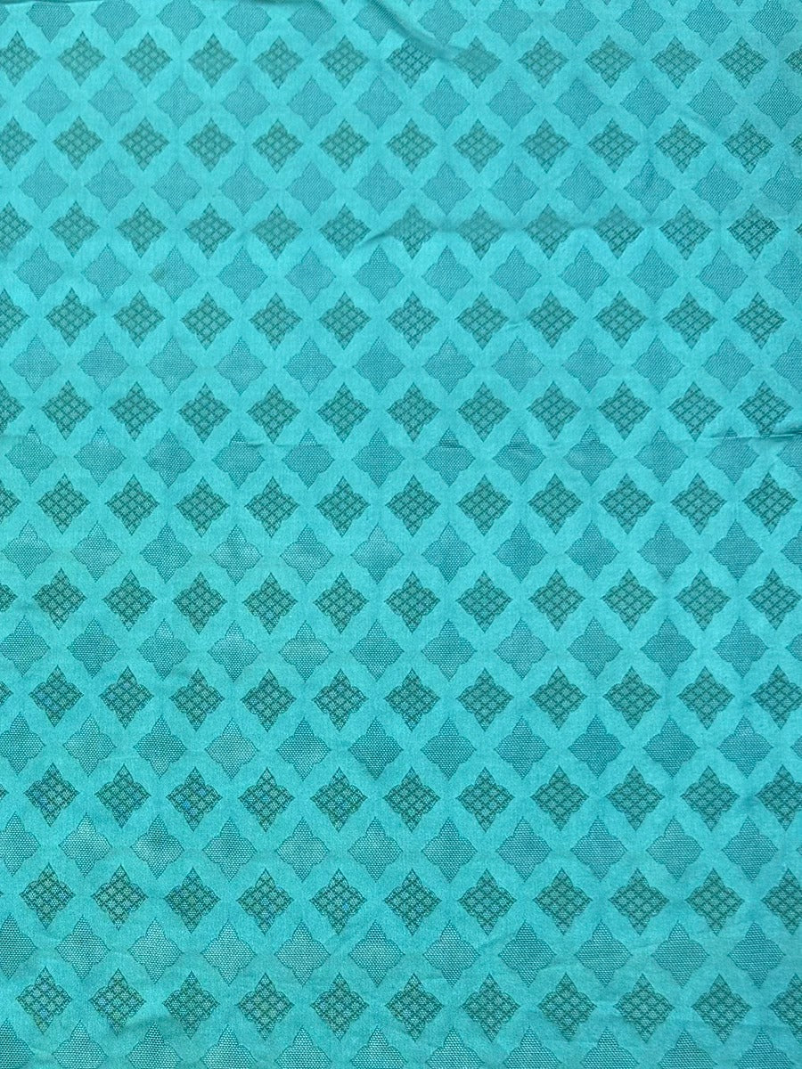 橙 Mud Silk fabric, Jacquard HUALUO, 25 momme 110cm wide by the Yard