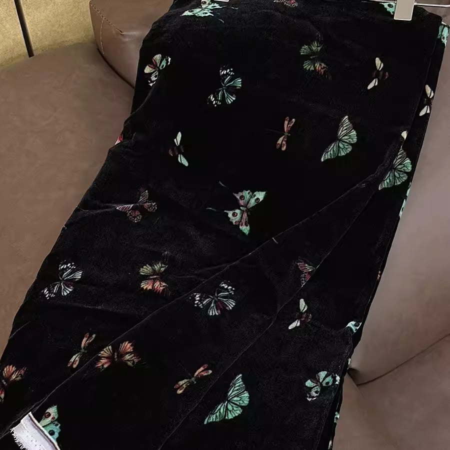XYYHSR038 - Print Silk Velvet Fabric, 140cm wide by the Yard