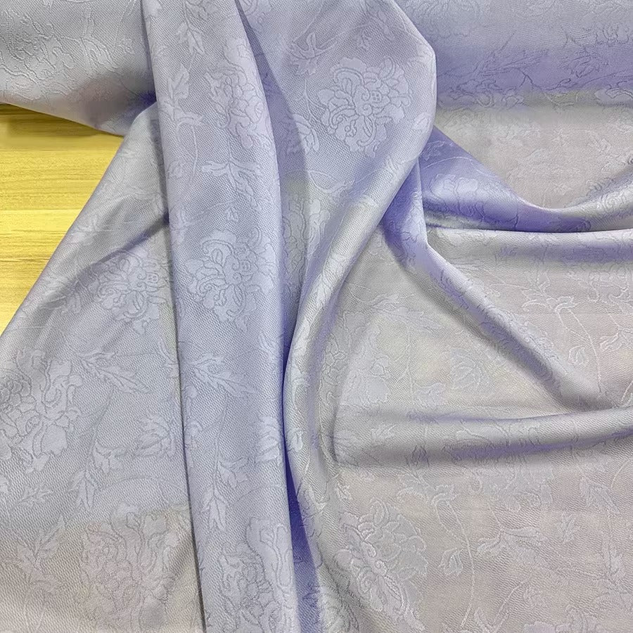 XYLN064 - Leno silk fabric, sheer and super light 100% silk, 15 momme 114cm wide by the yard