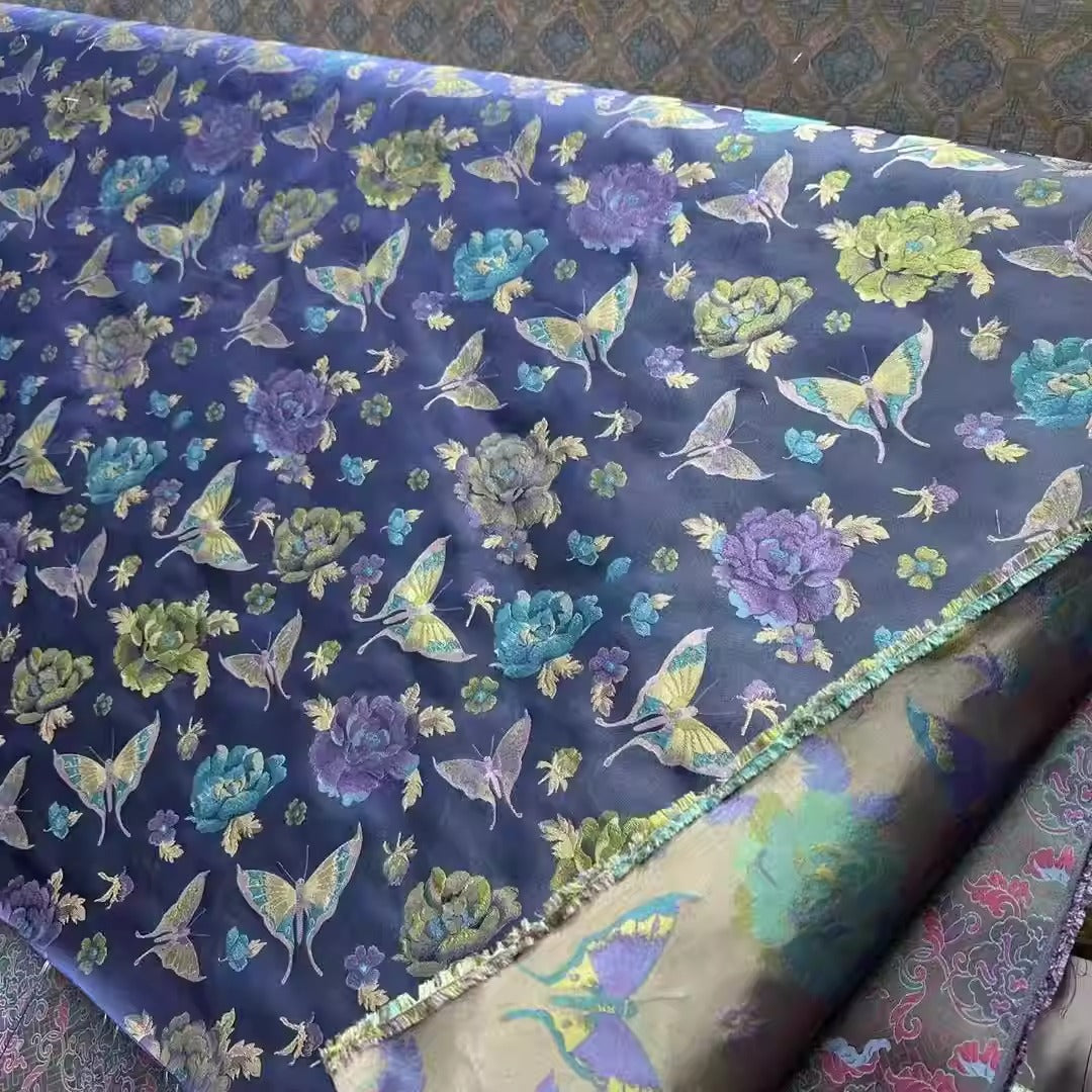 XYLDXSJ013 - Song Brocade 李德喜宋锦, 38 momme 140cm wide by the yard