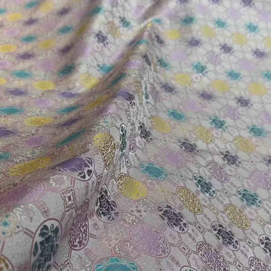 XYLDXSJ012 - Song Brocade 李德喜宋锦, 38 momme 140cm wide by the yard