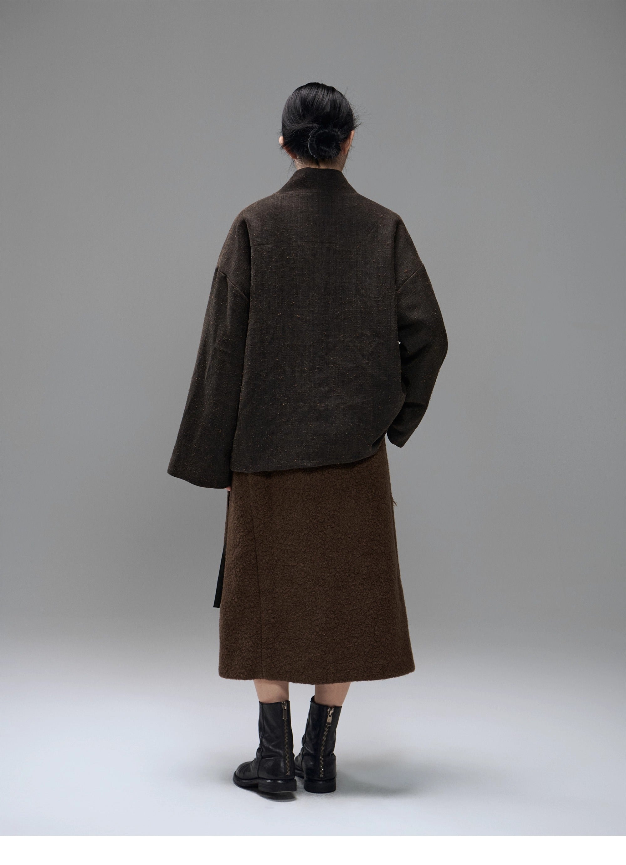 MTYSJ - ZEN style Tussah silk winter coat