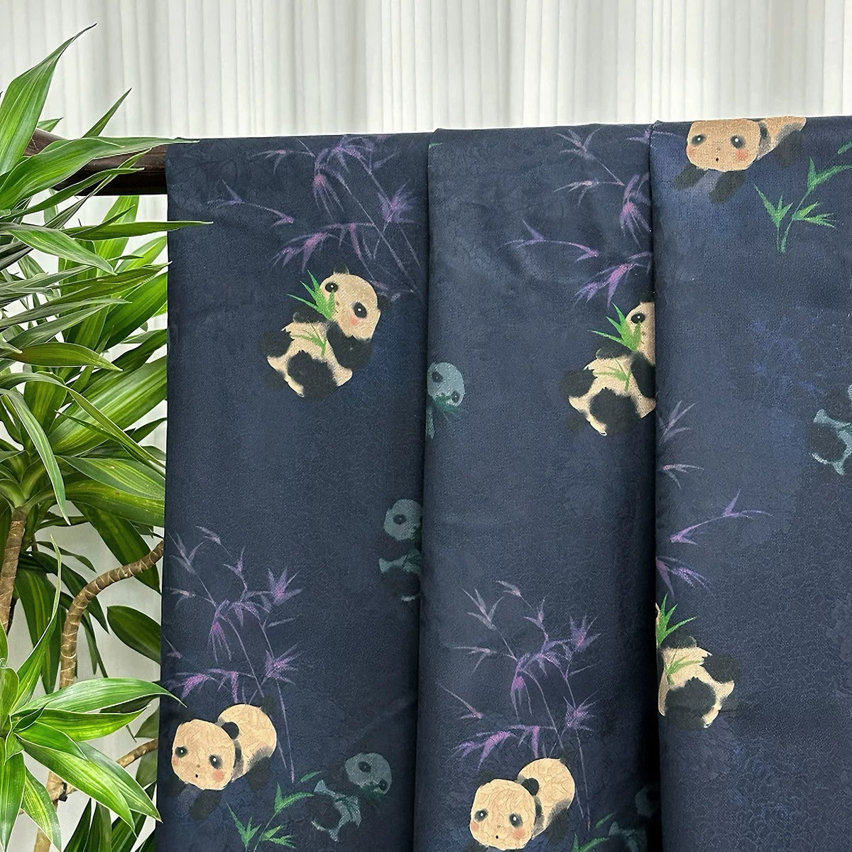 XYXMBZ - Plant dyed HongYunSha Silk fabric, Openwork HUALUO, 25 momme 110cm wide by the Yard