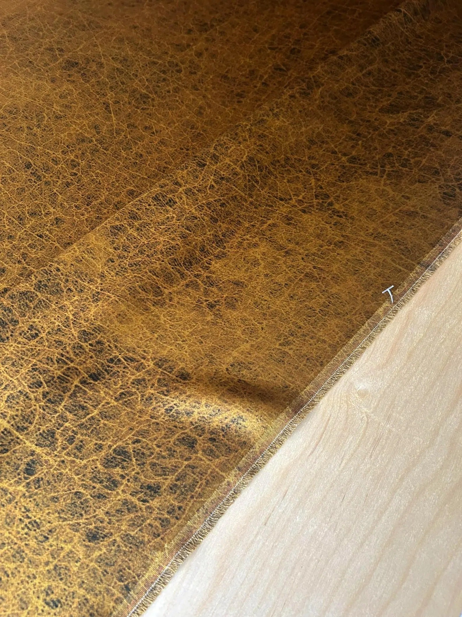CFFGUW - PIZI Mud Silk Fabric, 45 Momme Gold Melon texture, 110cm by the Yard